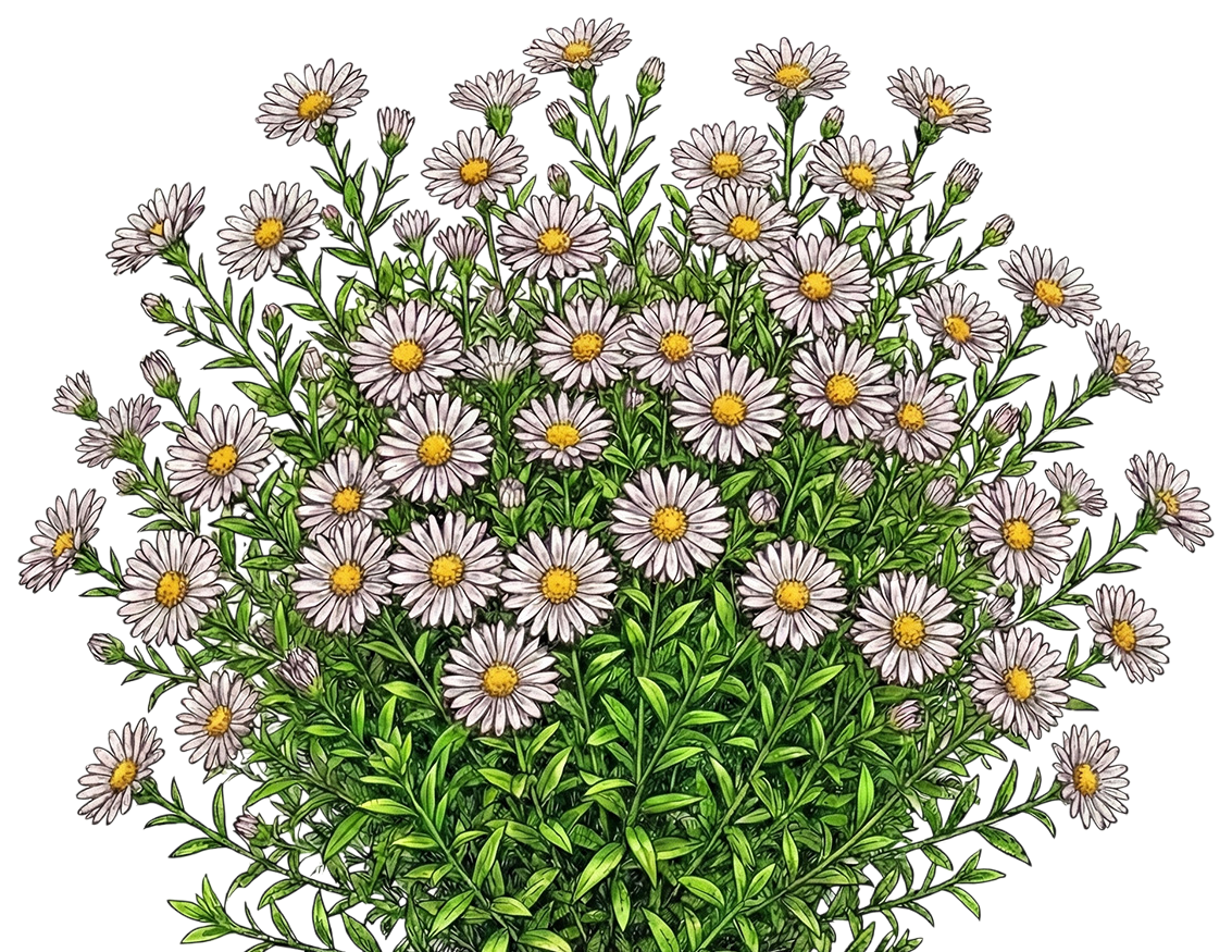 Астра кустарниковая 