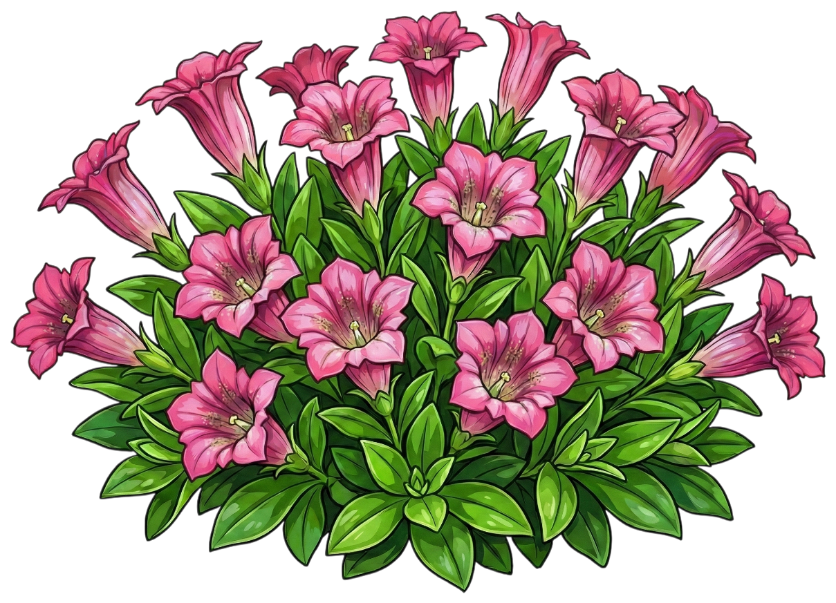 Горечавка бесстебельная 